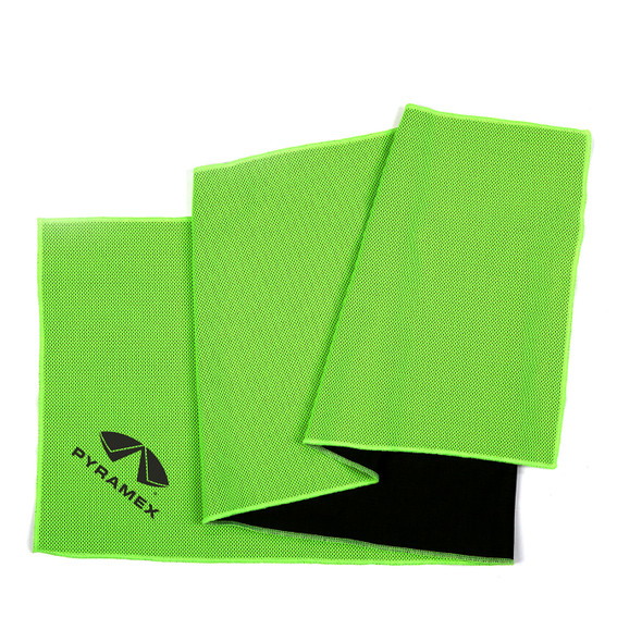 Pyramex Green Moisture Wicking Cooling Towel C330 Folded